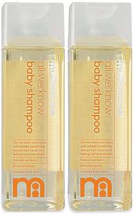 Mothercare All We Know Baby Shampoo |Gentle No-Tear Formula for Soft & Shiny Hair|Pack of 2