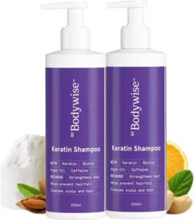 Be Bodywise Keratin Anti Hair Fall Shampoo for Women | Clinically Proven | With Biotin