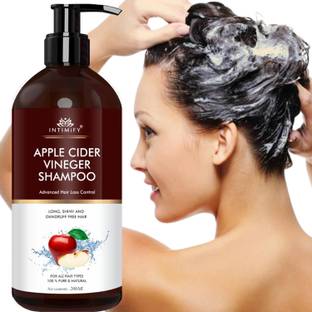 INTIMIFY Apple Cider Vinegar Shampoo for Hair Fall, Dandruff, Frizz, Scalp Nourishment