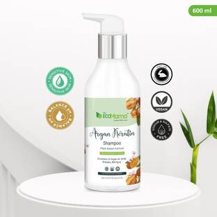 The Eco Mama Argan&Keratin Shampoo for Stronger Hair|Anti-Frizz & MoisturizingRepair&Nourish