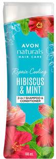 Avon Naturals Hibiscus & Mint 2-In-1 Shampoo & Conditioner