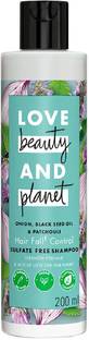 Love Beauty And Planet Onion, BlackSeed & Patchouli Hairfall Control Sulfate Free Shampoo