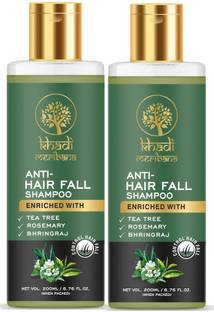 MeriBana Khadi Control Anti Hair Fall Shampoo,Enriched With Tea Tree, Rosemary, Fenugreek