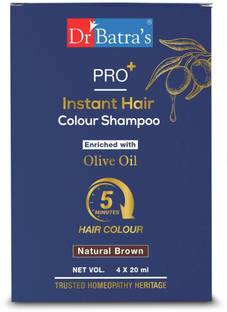 Dr Batra's DR BATRA’S PRO+ INSTANT HAIR COLOUR SHAMPOO – NATURAL BROWN