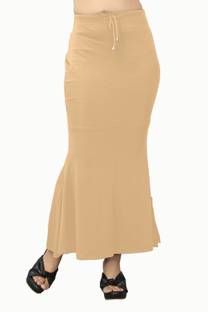 SANDIAM SALES NEW._Fish_Cream_XL_Saree Shapewear shapewear petticoat For Women Lycra Blend Petticoat