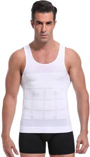 Wearslim Men Slimming Body Shaper Vest|Abs Abdomen Slim Stretchable Tummy Tucker Vest Men Shapewear