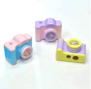 apcatio Cute Unicorn Camera Sharpener with Shavings Collector and Soft Edges Pencil Sharpeners