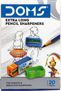 DOMS Box Of Extra Long Single Pencil Sharpeners