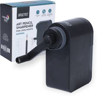 BRuSTRO Art Pencil Sharpener with long points. (manual) Sharpener
