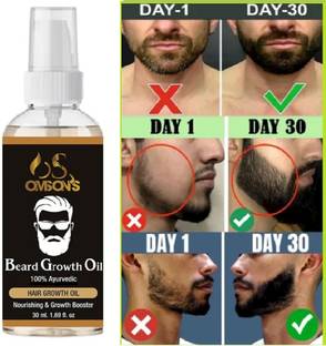 OMSONS Beard Oil For Beard Hair Growth and Moustache for Men Hair Beard Oil Shave Oil