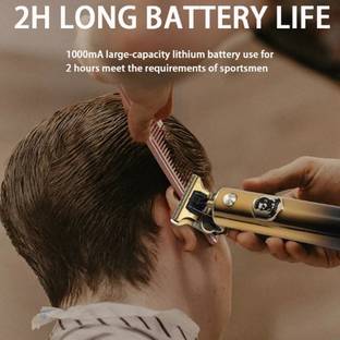KMK New Mini Smooth hair Shaver | Rechargeable Hair Trimmer | Led Screen Display Trimmer 120 min  Runtime 4 Length Settings