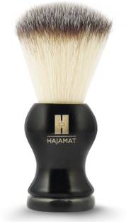 Hajamat Luxurious Black | Premium Quality Resin Handle|Extra Dense & Super Absorbent Bristles| Made in India Shaving Brush