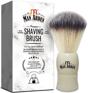 Man Arden Royal White Premium  With Ultra Soft & Absorbent Bristles Shaving Brush