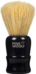 Pink Woolf Boar Bristles (BLACK), Thick Lather with Shaving Cream, Soft Hair Shaving Brush