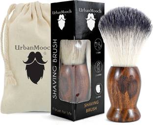 UrbanMooch  For Men | Sheesham Wood  with Ultra Soft & Absorbent Bristles & | Imitation Badger Hair  | Cruelty Free | For A Smooth Shave Shaving Brush
