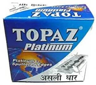 TOPAZ 50 blades Razor's Blades Platinum Sputtered Edges