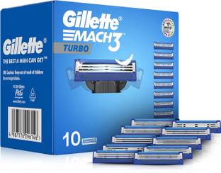 Gillette Mach3 Turbo Shaving Blades for men