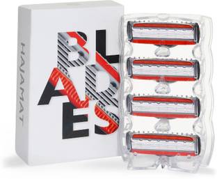 Hajamat Magnum V Shaving Razor Blade cartridge | Refill Pack of 4 Cartridges