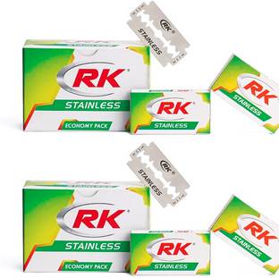 RK Stainless SALOON PACK 100 BLADES (EACH PACKET CONTAIN 50 BLADES)O