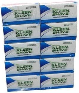 PasCom KLeen shaving Ultra Double Edge Safety Razor Blades with Triple Coated Edges