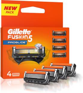 Gillette Fusion Proglide 5-Bladed Cartridges with Lubra Strip