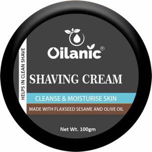 Oilanic Natural Shaving Cream For Men with Shea Butter (100 g)