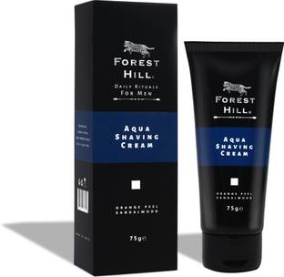 Forest Hill Premium Fresh Aqua Shaving Cream for Personal & Salon Use, All Skin Types