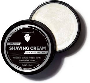 UrbanMooch Shaving Cream For Men with Shea Butter, AloeVera and Coconut For Smooth Shave