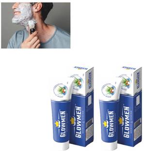 glowmen Men Shaving Cream pack of 2 (60g)
