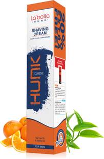 LABOLIA HUNK Classic Shaving Cream with Menthol, Jojoba Oil, Tea Tree Oil