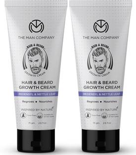 THE MAN COMPANY Beard & Hair Growth Cream For Nourishment - Pack of 2
