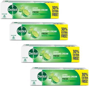 Dettol Lather Shaving Cream Fresh Citrus Pine 78g Pack of 3