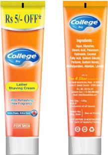 VETONI COLLEGE BOY ORANGE |smooth shaving| Rich Creamy Fresh Scent|(pack of 6)|720gms|