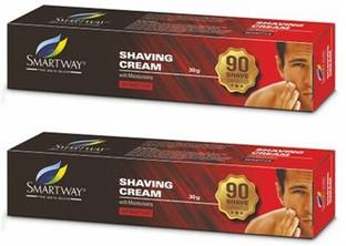 Smartway Shaving With Moisturisers Cream - Pack Of 2