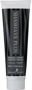 Shahnaz Husain Shashave Plus - Herbal Lather Shaving Cream - 70 Gm