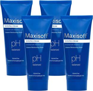 Maxisoft Shaving Cream 100 gm | With Aloe Vera & Shea Butter | pH Balanced