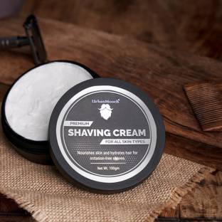 UrbanMooch Shaving Cream For Men with Shea Butter, AloeVera and Coconut For Smooth Shave