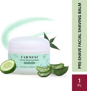 Carmesi Pre-Shave Facial Shaving Balm for Women, 50g | Shaving Balm for Face Razor