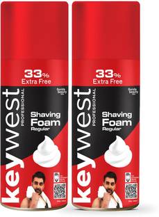 Keywest Professional Regular Shaving Foam 400 ML each