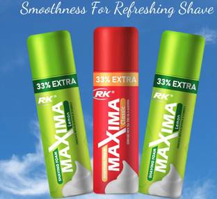 Kafal RK Maxima Shaving Foam Classic And Lemon Pack of 3 pcs