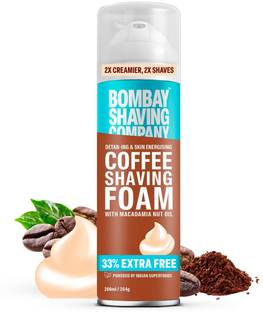 BOMBAY SHAVING COMPANY Coffee & Macadamia Seed Oil Shaving Foam, 264g