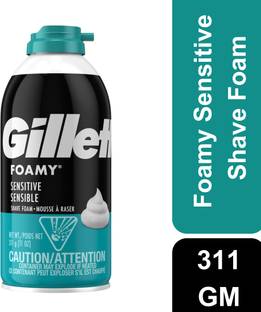 Gillette Foamy Sensitive Shave Foam for Men