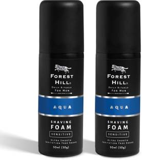 Forest Hill Men Aqua Shaving Foam, Cooling Hydrating Formula, Shaving Foam For All Skin