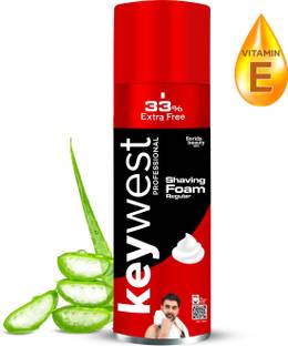 Keywest Pre Regular Shaving Foam for Men | Detoxifies & Rejuvenates Skin With Aloe Vera