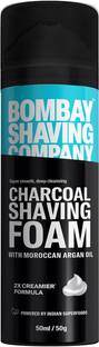 BOMBAY SHAVING COMPANY Charcoal Shaving Foam with Deep Cleansing Formula