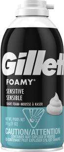 Gillette Foamy Sensitive Shave Foam, Sensitive Skin (Made In U.S.A)