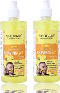 shuraim essentials Lemon Shaving Gel Non Foaming Clear Cut Professional