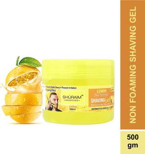 shuraim essentials Lemon Shaving Gel Non Foaming Clear Cut Professional