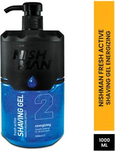 Nishman Energizing Non Foaming Shaving Gel | Vegan, No Sulfates, Parabens or Silicones
