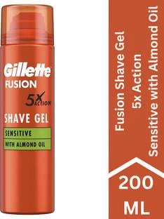 Gillette Fusion Sensitive with Almond Oil 5x Action